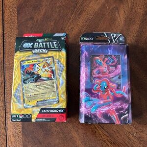 PokemonTrading Card Game: two decks!!